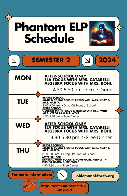ELP Schedule